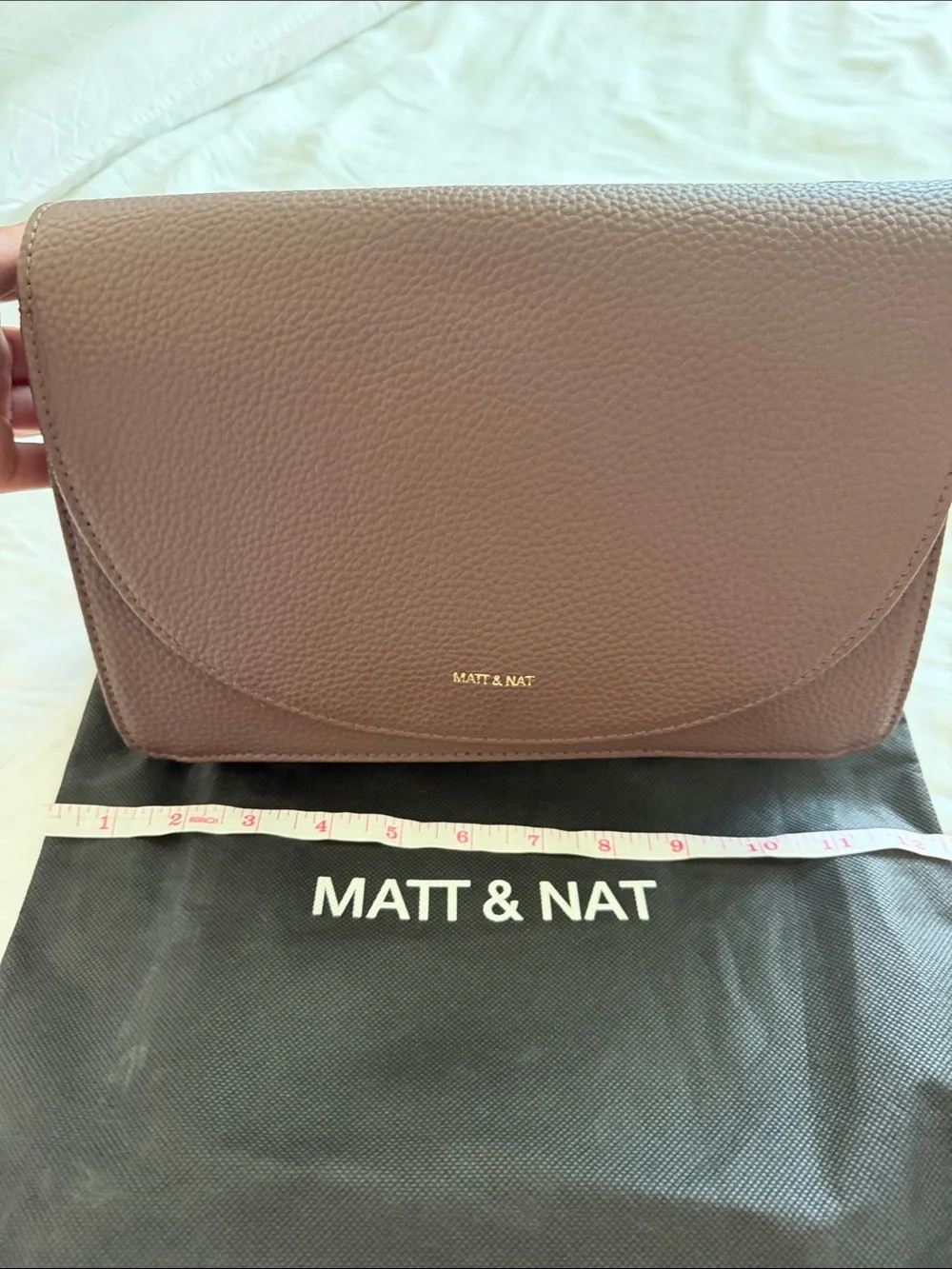 Matt & Nat Chocolate Brown Pebbled Crossbody Bag